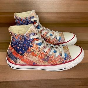 Converse Boho Patchwork High Top Sneakers